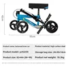 One-legged Ultra-light Sliding Bicycle Walker for The Disabled Adjustable Knee Walker Healthy Care Mobility Aids Knee Scooter 6