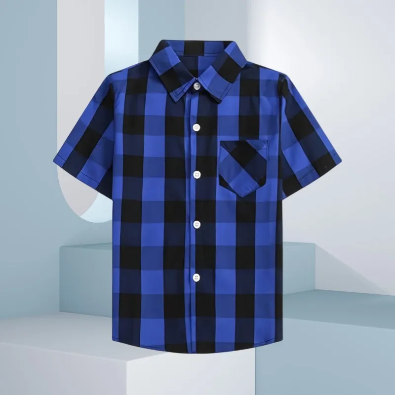 Children's Checked Shirt for Boys and Girls