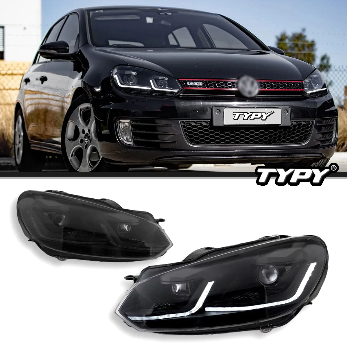フォルクスワーゲン ゴルフ6 GOLF6 バイ キセノン ライト 左 左側