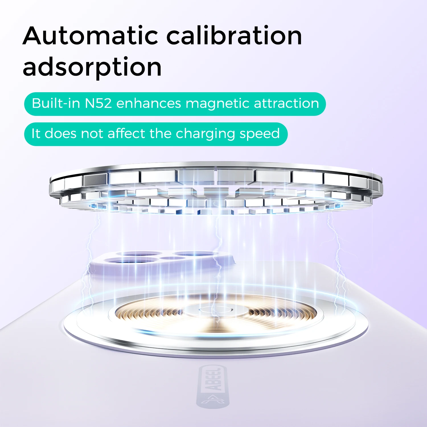 Magnetic Wireless Charging Liquid Silicone Shockproof Case - Ultra Slim Soft Cover