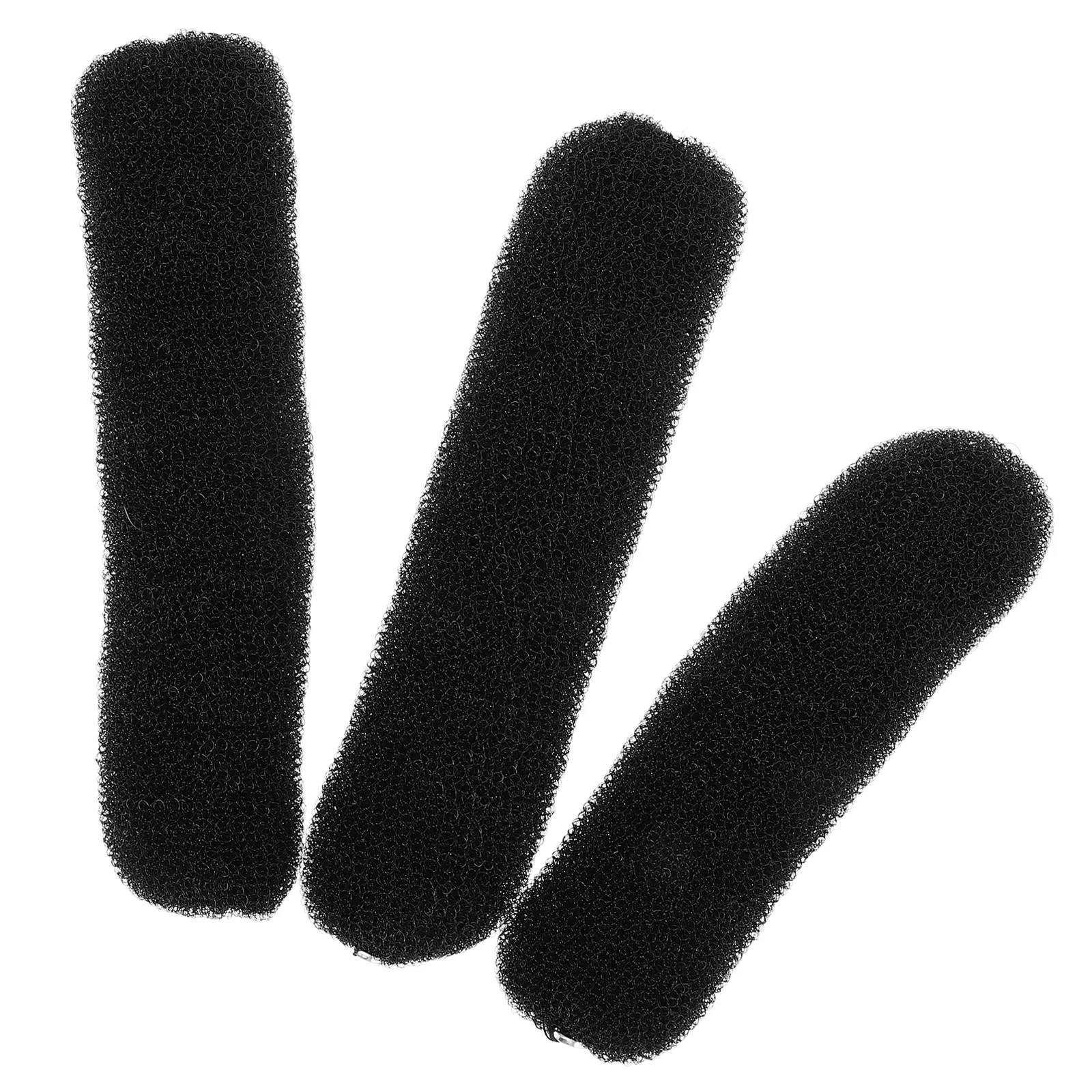 3pcs Concealed Buckle Hair Clip Easy Bun Maker Bow Forms Lazy Curler Black 17cm 20cm 22cm Accessories Women Child Hair Styling