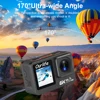 Ourlife MTR82 6K Action Camera 2.0'' Touch LCD Screen 5X Zoom WIFI Sport Video Camera 30M Waterproof Bicycle Helmet Action Cam 4