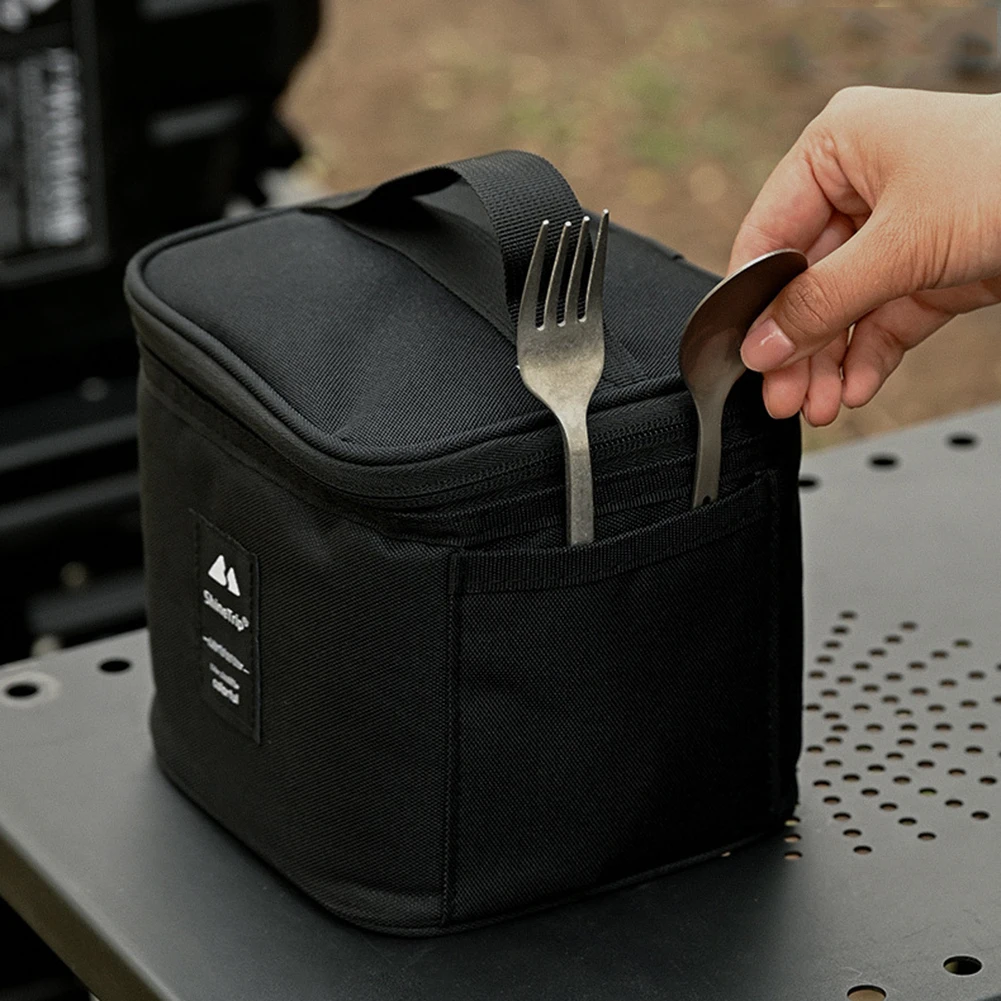 Produktbild von Yuecuu Tragbare Outdoor Gewürztasche Faltbarer Camping Gewürz Aufbewahrungstasche Mit 8 Gewürzgläsern, 2 Gewürzmühle, 1 Öl Sprühflasche, 1 Reinigungsbürste
