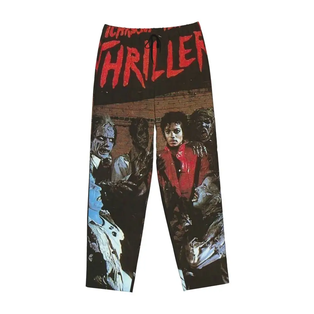 Custom Pop Music Michael J-Jackson Women Pajama Pants Lounge Sleep Sleepwear Bottoms with Pockets