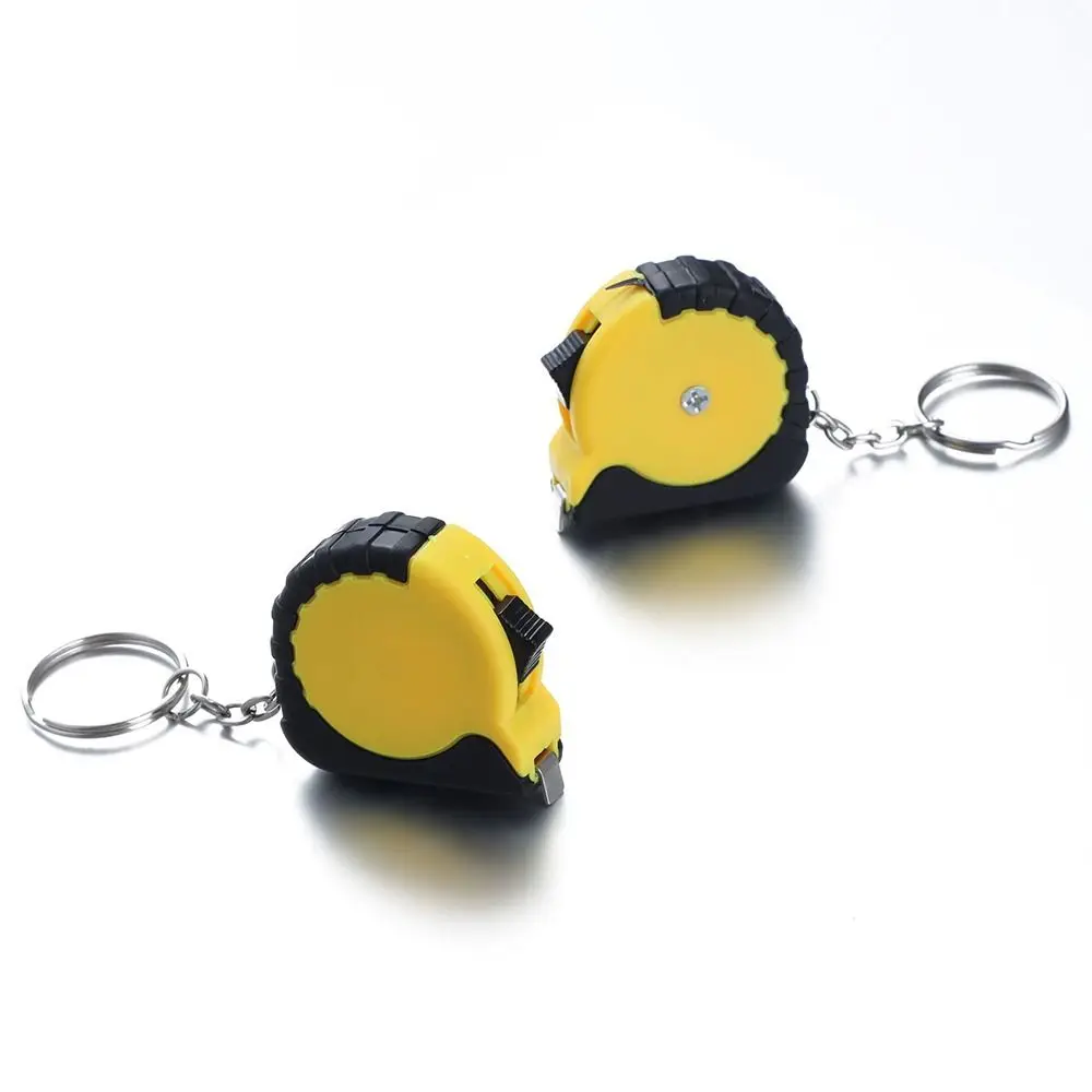 1m/3FT Key Chain Tape Measure Small Portable Steel Ruler ABS Shell Drop-Resistant Metric Inch Tape Measure Carpentry Tool tape measure measuring tape measuring ruler
