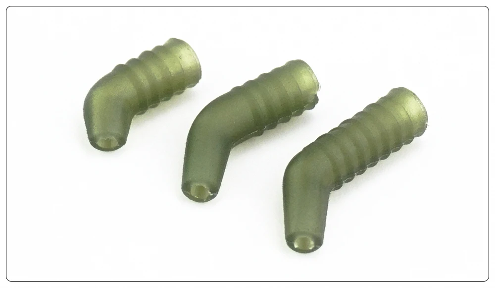 Hirisi 20 Stück Karpfenangeln Zubehör Anti Tangle Sleeves Gummi Angelhaken Sleeves Aligner Fishing Terminal Tackle AH208 – Detail 5