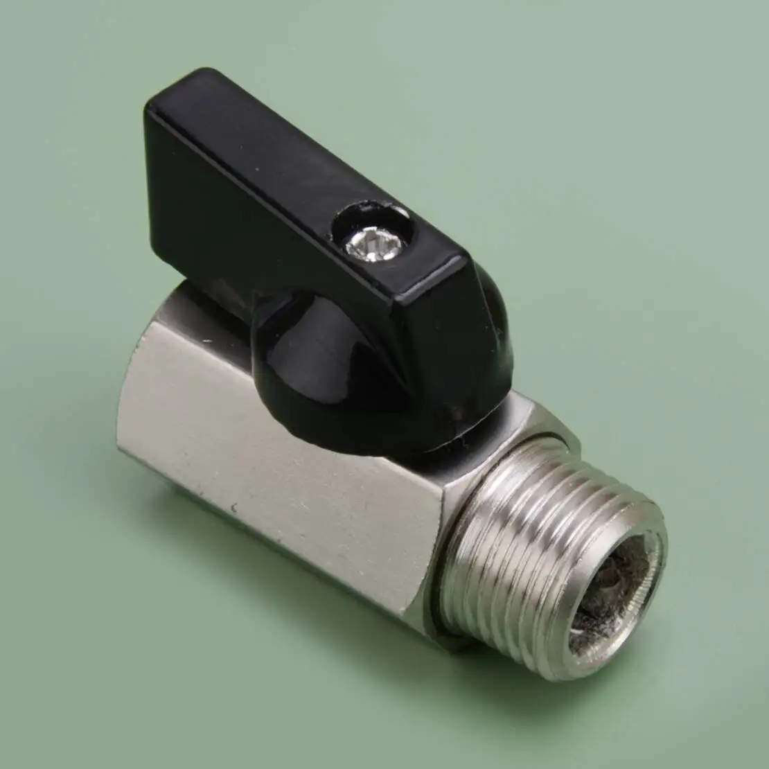 1/2'' Carbon Steel Male To Female Mini Ball Shut-Off Switch Valve