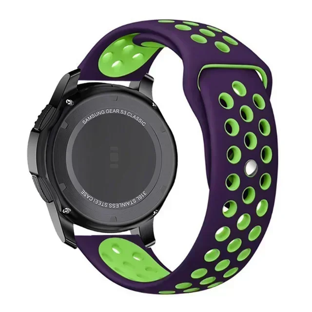 Premium 22mm Silicone Sports Wristband - Comfortable and Stylish Bracelet Strap