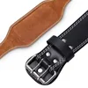 15CM Width Waist Support Sports Safety Belt Protection Fitness Deep Squat Hard Pull Weightlifting Belt PU Leather Fitness Belt 5