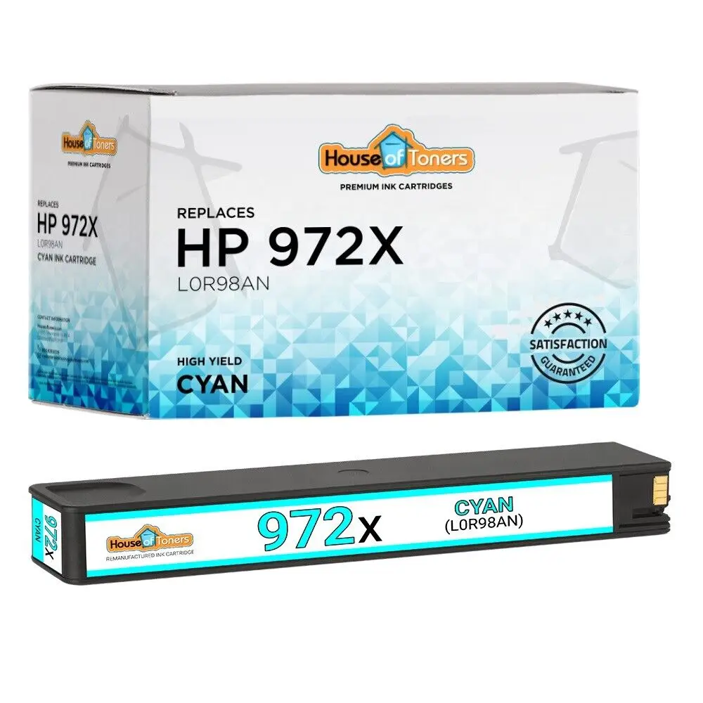 

Replacement HP 972X Cyan Ink Cartridge for HP Pagewide Pro 452dn 452dw