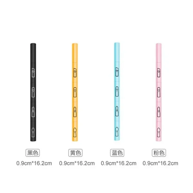 4 IN 1 Multifunctional Makeup Brushes Set Makeup Gadget Detachable Lip Eyeshadow Brush Sponge Eyeshadow Brush for Home Travel