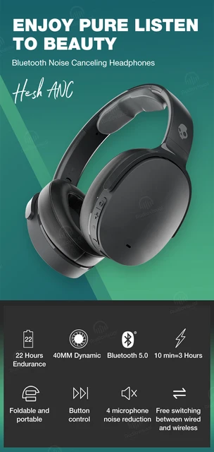 Skullcandy Hesh Anc Good Noise Cancelling Bluetooth Headphones