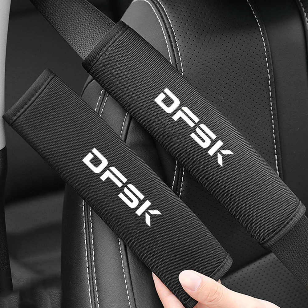 Car Seat Belt Cover Cover Shoulder Cushion Protector Safety Belts Shoulder For DFL DFMC DFSK Sokon Glory 580 500 600 Accessories seat belt covers