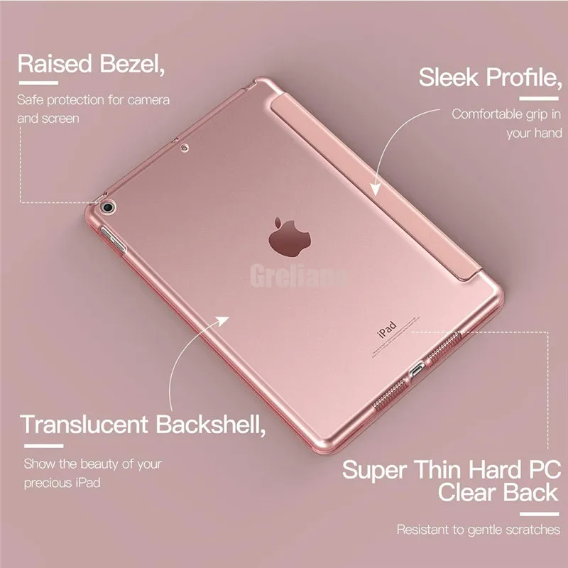 Ultra Slim Wake Smart Cover Capa para Ipad 10.2 8th 7th 9th 9th Gen Ipad 10.9 Ipad Pro 11 Air 9.7 2023 A2197 pu - Imagem 6