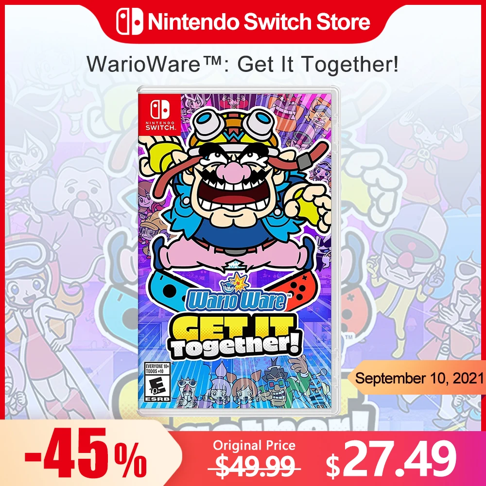 Warioware Get It Together Nintendo Switch Game Deals 100% Ufficiale Physical Game Card Action Party Genere Per Switch Oled Lite