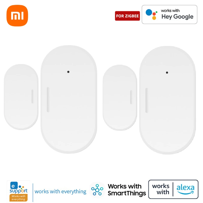 

Xiaomi Smart Home Zigbee Door Sensor Window Security Alarm Work Wit Mqtt SmartThings Hub Alexa Google Home Alice Ewelink App