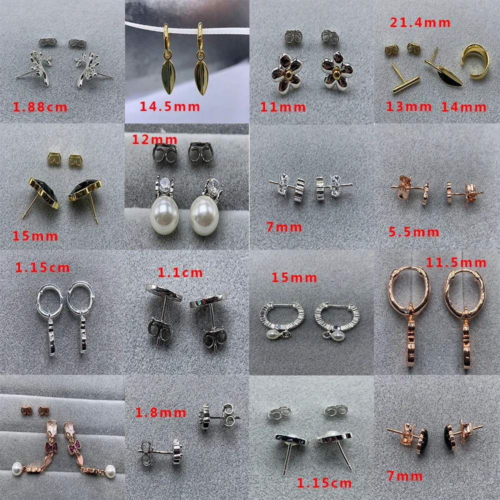 

2023 100% 925 Sterling Silver High Quality Spain Bear Zircon Earring Original Fashion Jewelry Factory Free Shipping Gift