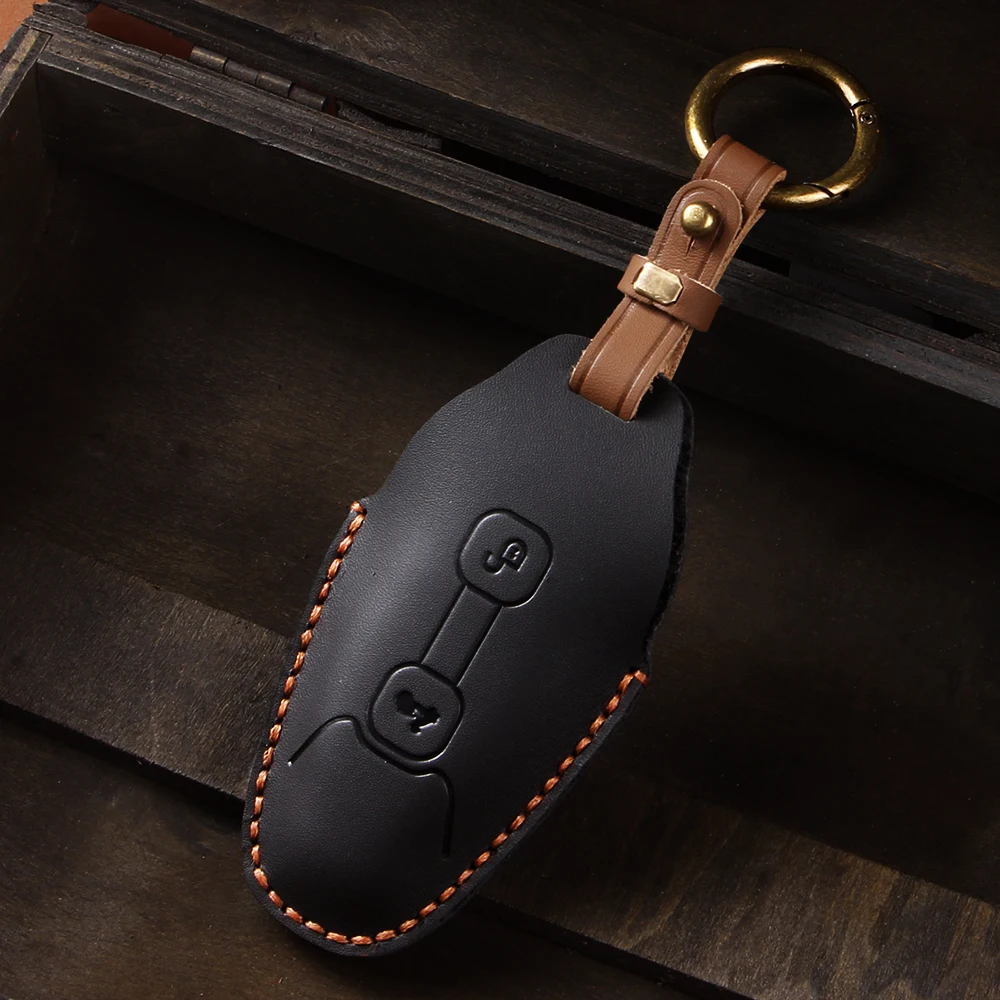 Leather Car Key Case Vespa GTS300 Remote Protection Cover Bag Shell Keychain Ring Holder Fob Accessories key case key case cover car key shell remote control case cover