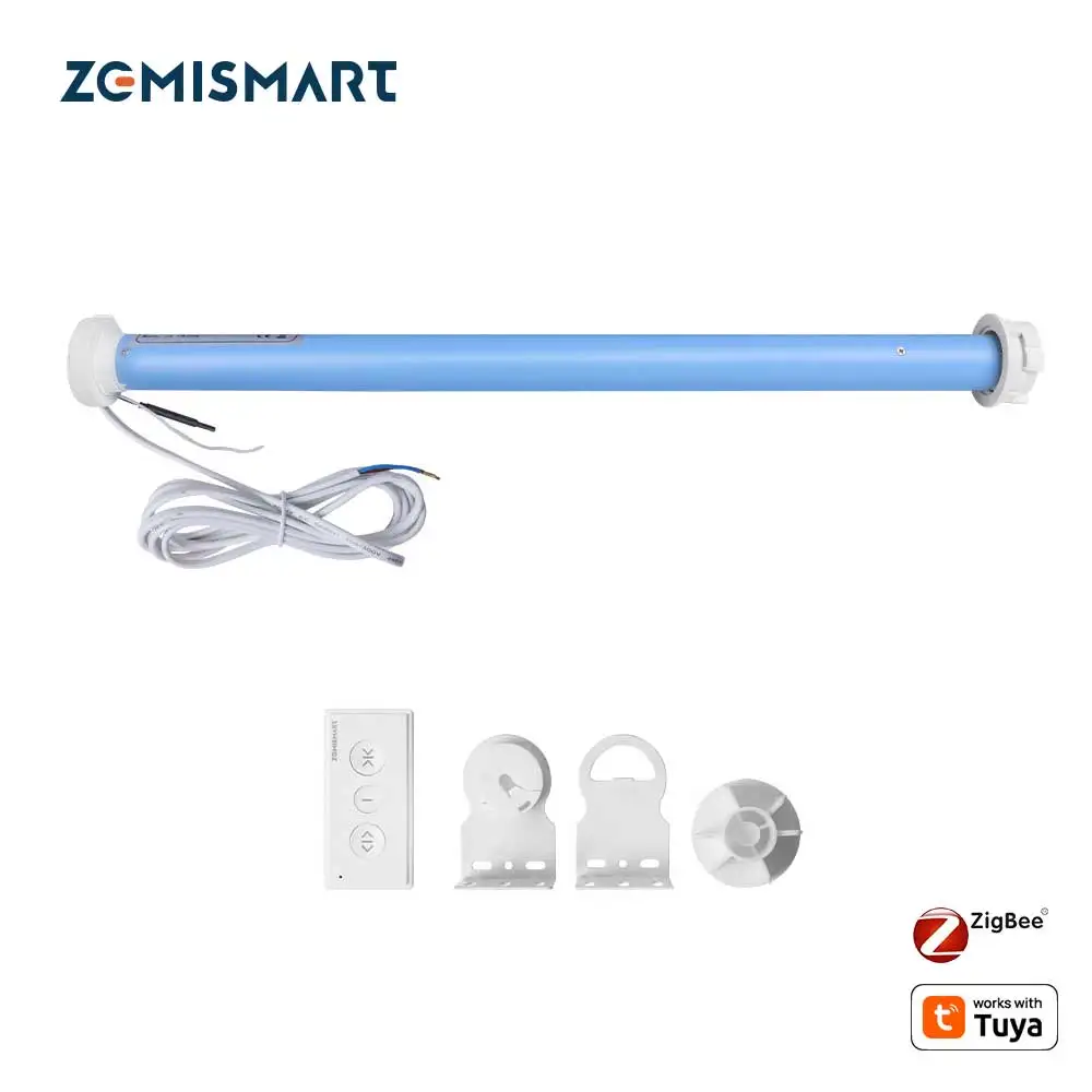 Zemismart Zigbee Roller Shade Motor Work with Tuya 38mm Tube