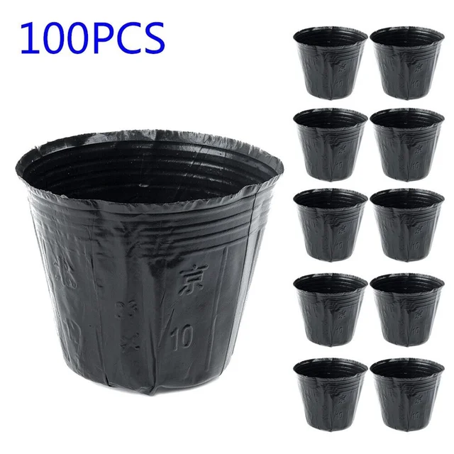100Db/Beállított Óvodai Pot Virágtermesztési Ültetési Dobozok Palánta Edények Kertészeti Ellátás Virág Szerszámok - Image 6