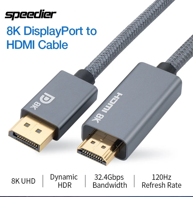 DisplayPort 1.4 to HDMI Adapter - 8K