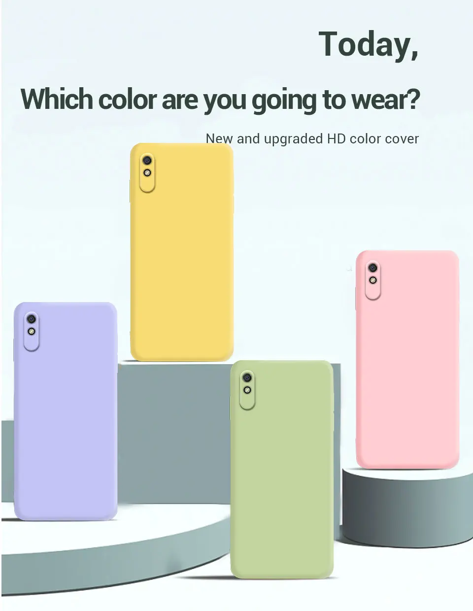 Für Xiaomi Redmi 9AT Hülle Original Weiche Silikon TPU Rückseite Abdeckung Für Xiaomi Redmi 9A Handyhüllen Für Redmi 9AT 9As – Detail 4