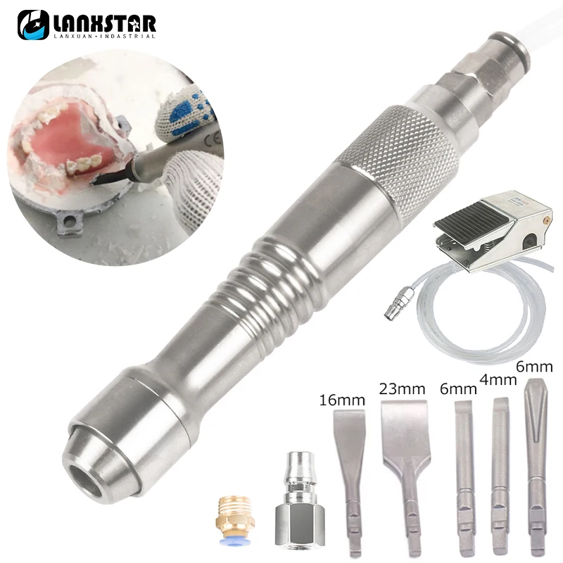 Mini Pneumatic Chisel Dental Medical Gypsum Cast Stomatology Engraver Brake Scaling Gas Shovel Chisel Micro Air Flux Chipper mini pneumatic chisel dental medical gypsum cast stomatology engraver brake scaling gas shovel chisel micro air flux chipper