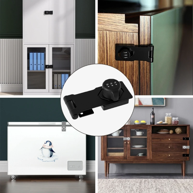 3-Digit combination locks zinc alloy password drawer cabinet security cam lock