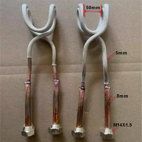 Opening U-Shaped Copper Induction Heating Coil Metalworking Welding Brazing Metalworking Heating Head for Industrial Use - Image 11