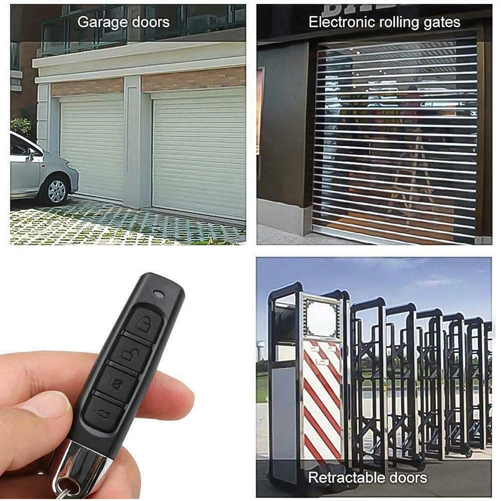 

Pack of 2 Garage Door Remote Control Copier Home Office Button Operation Wireless Duplicators Battery Powered Accessory