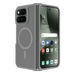 Sleek Magnetic Skin - Feel Phone Case - Shockproof & Comfortable Grip - Slim Fit Cover for Enhanced Protection (GRAY)