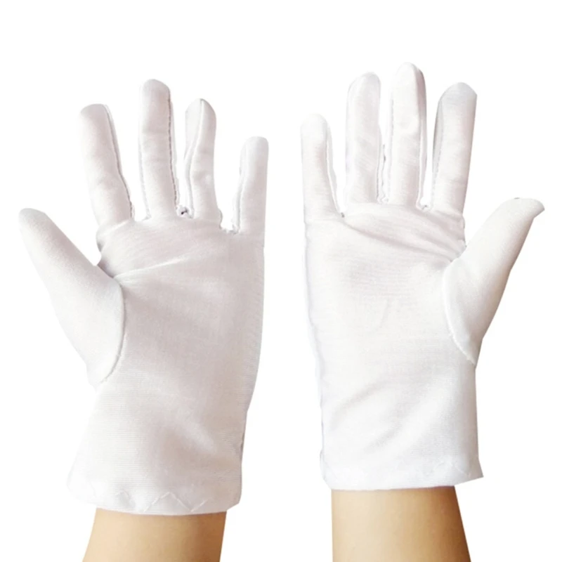 

Pupils Stage White Gloves Stage Perform Formal Pageant Dancing School Child Size for Party Cosplay Policeman