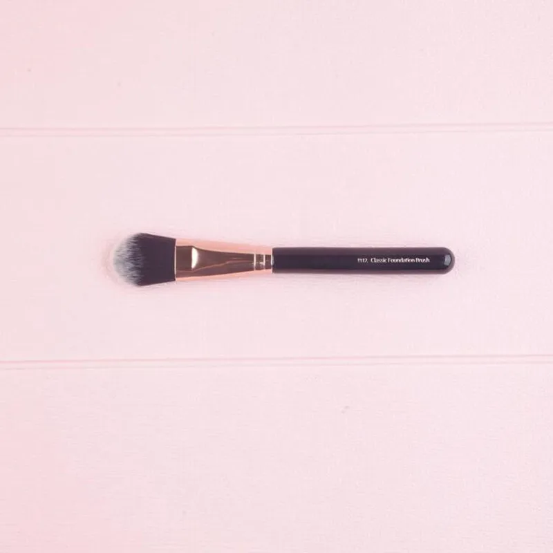 Artsecret Cheek Foundation Brush Bt12 Capelli Sintetici Ferrule In Oro Rosa Manico In Legno Strumenti Cosmetici Per Il Trucco Di Bellezza Delle Donne