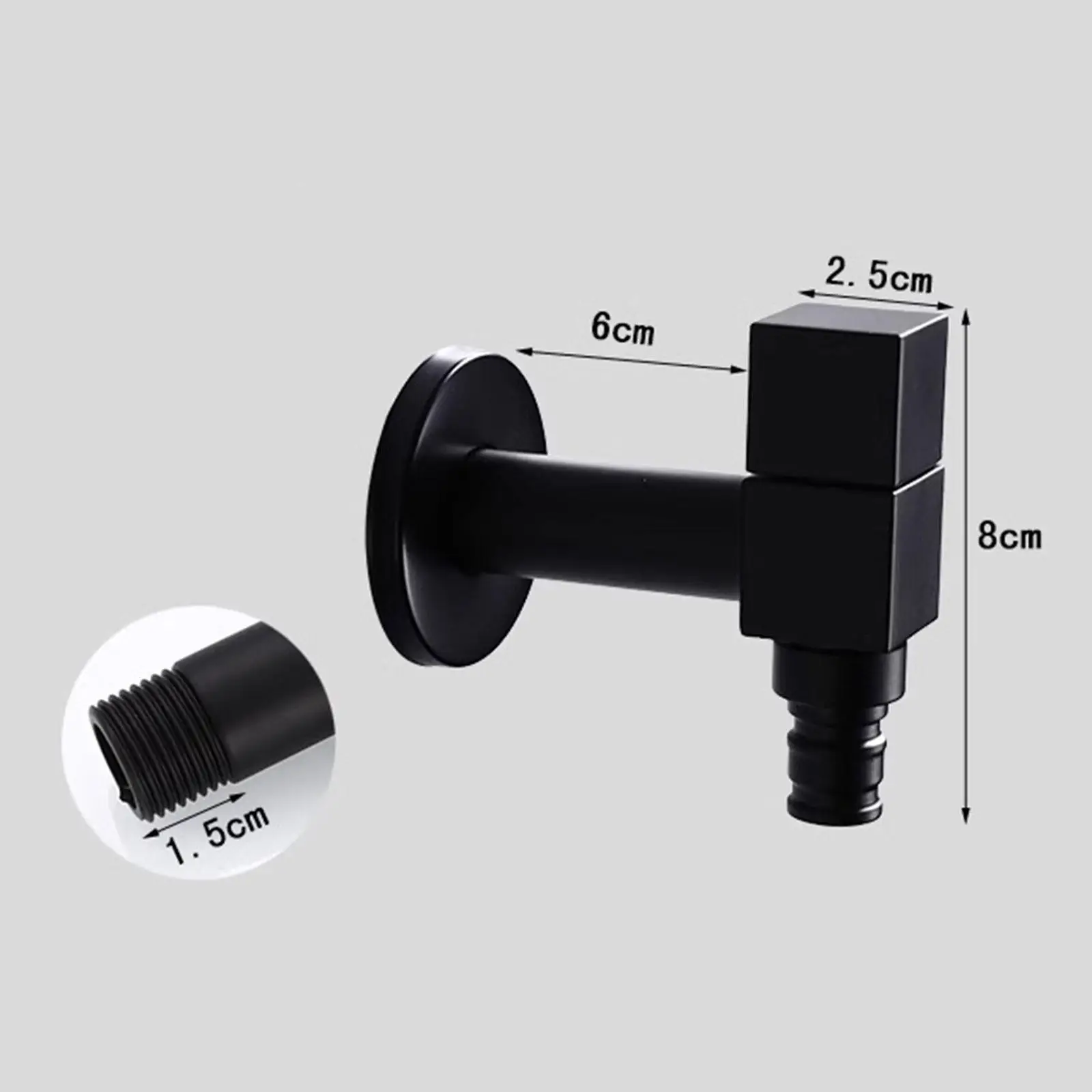 Cold Water Tap Laundry Machine Faucet for Toilet Balcony Mop Pool Tub