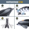 Shark Rc Dolphin whale Spray Water Toy Remote Controlled Boat ship Submarine Robots Fish Electric Toys For Kids Xmas Gifts 4