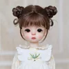 30cm Doll Wig Bangs Ponytail Curly Soft Mohair Wig Suitable for1/6BJD Doll Wig Toy Accessories 6-7 Inches Hair 3
