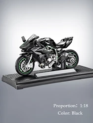 Exquisite DieCast Motorcycle Collectible with Rotating Rubber Tires and Display Base (YLE - 03)
