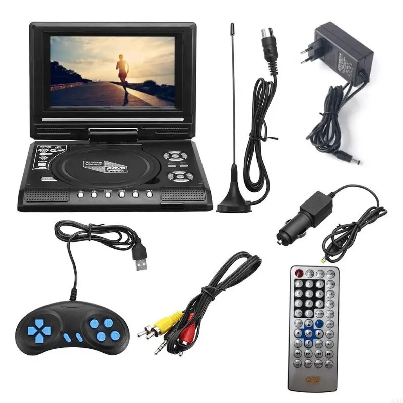 Portable DVD Player 7&ldquo; Screen for