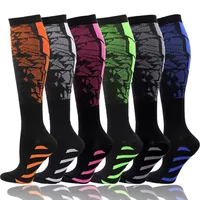 Chaussettes de compression chaussettes de sport de course soins infirmiers médicaux 20-30 mmhg pour les voyages en vol grossesse œdème diabète varices chaussettes 1