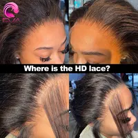 Skinlike HD dentelle frontale 13X4 13X6 fermetures de cheveux humains pré plumé Invisible HD dentelle partie libre 7x7 6x6 5x5 HD fermeture de dentelle seulement 3