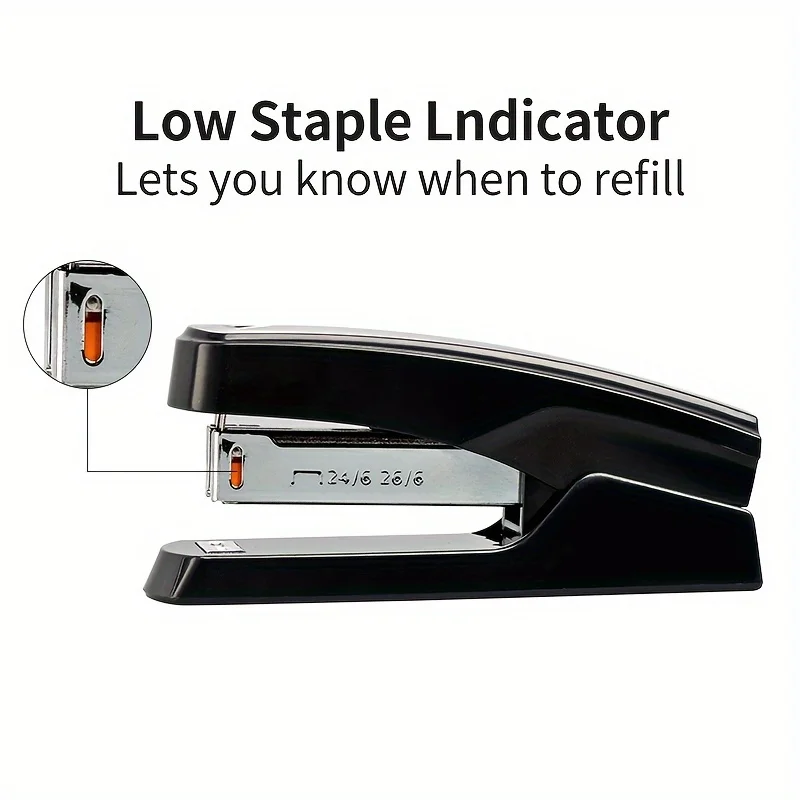 Professional Durable Stapler with 1000 Nails Binding up to 25 Sheets Paper Office And Study Stationery Essential - 4