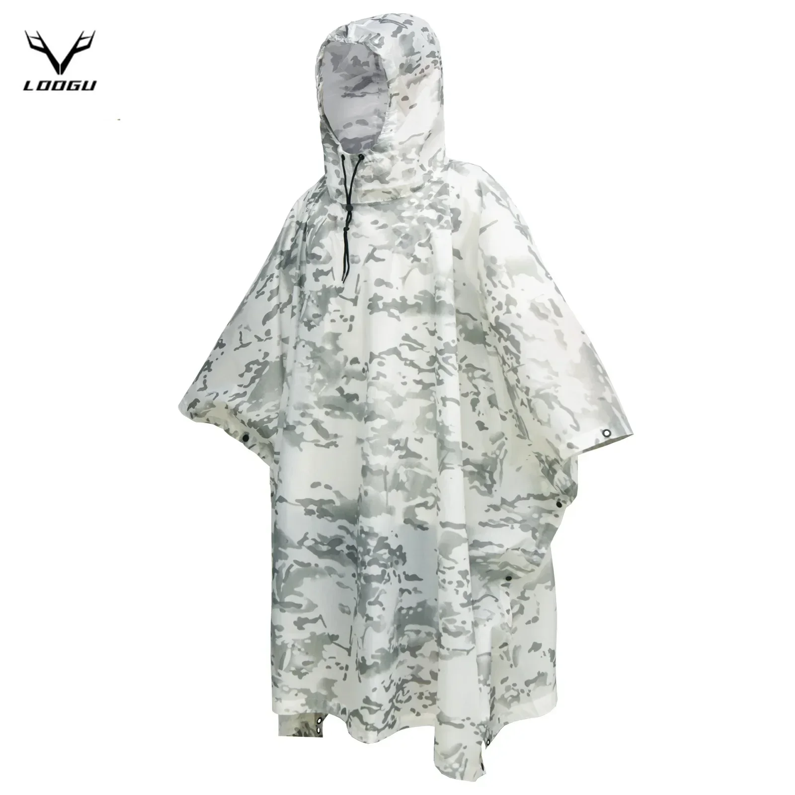 Poncho De Chasse Camouflage Realtree - Imperméable Avec Capuche (Taille Unique)