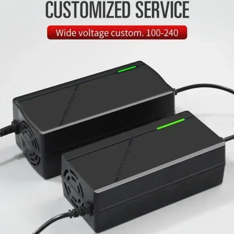 24S 87.6V 5A 스마트 LED 디스플레이 리튬폴리머(Li-Po) LiFePO4 리튬 배터리 충전기 (AC110V-220V 오토바이 전기자전거 스쿠터용) 미국/호주/영국/유럽 플러그