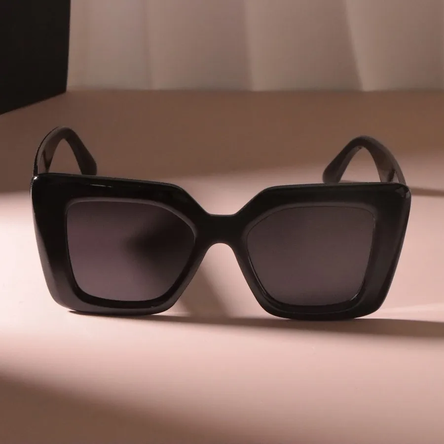 Stilvolle Quadratische Sonnenbrille für Damen und Herren Vintage Marken-Spiegelgläser Sonnenbrillen für Frauen und Männer Modische Farben Oculos De Sol – Detail 2
