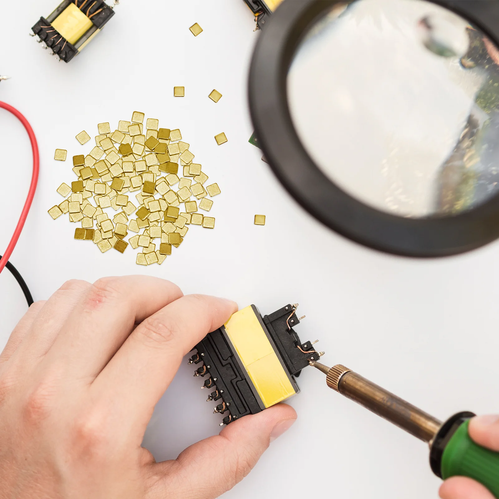 Solder Jewelry Supplies Gold Chip Solder Jewelry Precut Chips Solder Flux Ultra Tiny Medium Density Easy DIY