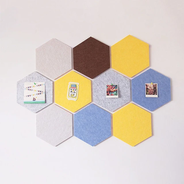 Panneau acoustique hexagonal insonorisant pour chambre à coucher, 6 pièces,  panneaux d'isolation acoustique, décoration, panneau d'absorption acoustique  - AliExpress