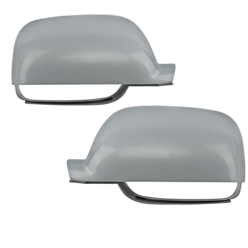 

2Pcs Car Side Rearview Mirror Cover Shell Cap for Touareg 2003 2004 2005 2006 2007