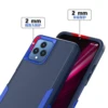 2 in 1 Heavy Duty Armor Shockproof Phone Case For T-Mobile REVVL 6 5G 6.5 inches Hard Plastic Frame TPU Protective Back Cover 3