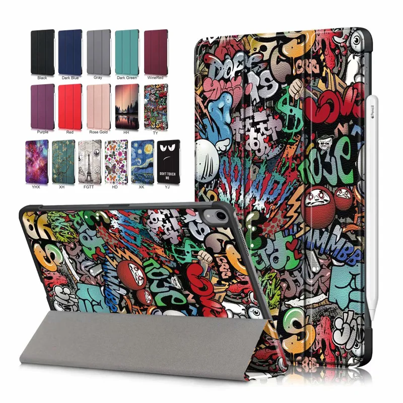 Per Ipad Air 5 10.9 2022 A2588 A2591 Custodia Con Stampa Per Ipad Air 4 10.9 2020 A2072 A2316 Custodia Per Tablet In Pelle Pu Intelligente