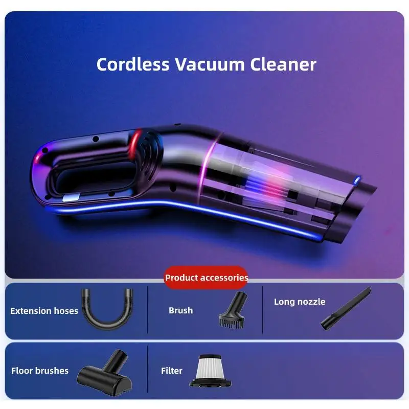 

Household Vacuum Cleaners Portable Handheld Upright Wireless 4500Pa Wet And Dry Cordless Vacuum Cleaner